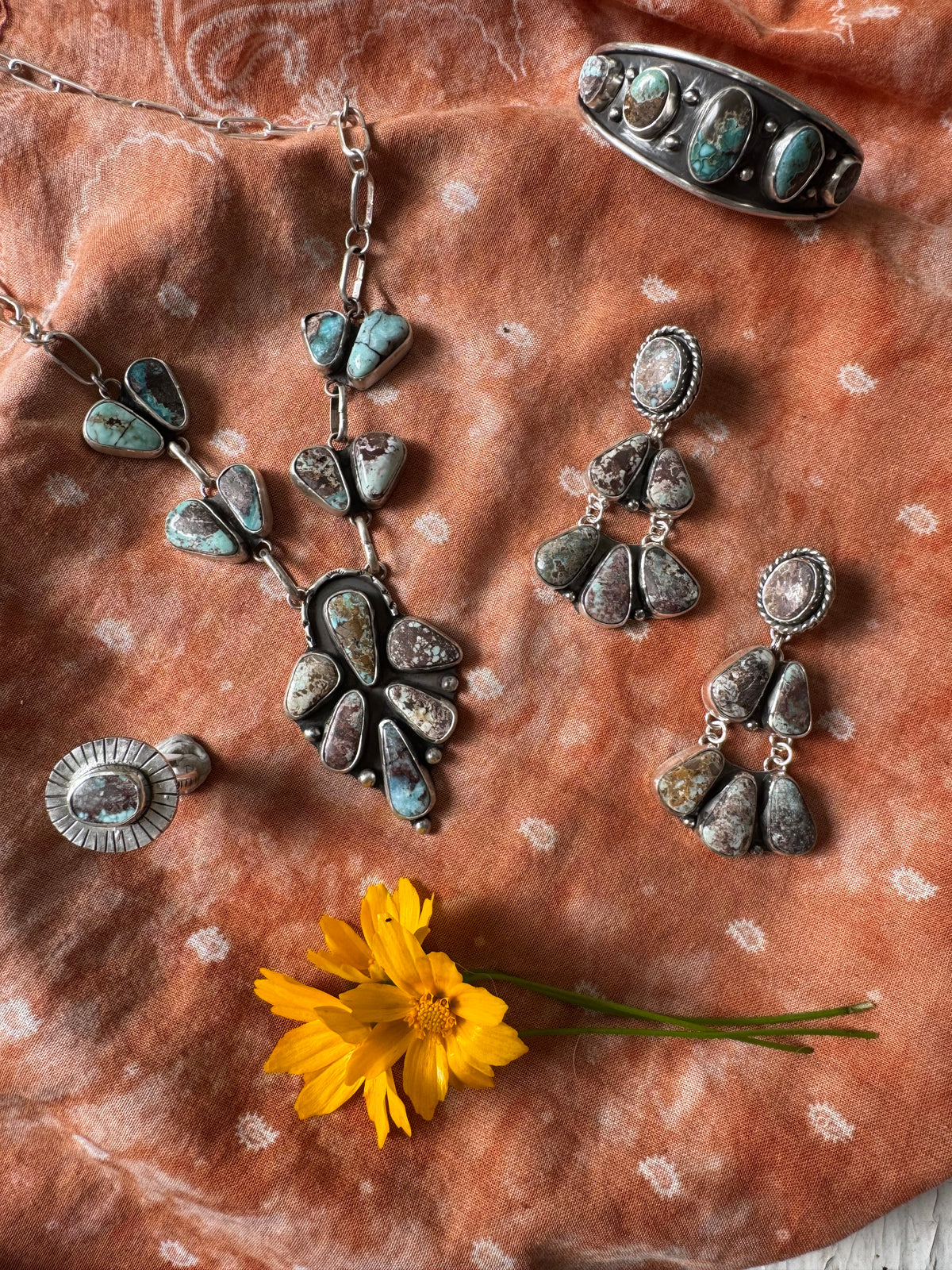 Dry Creek Turquoise Statement Necklace