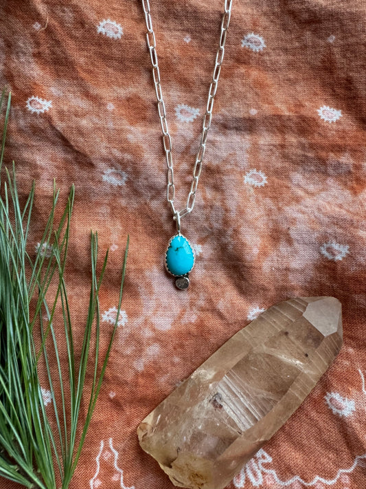Turquoise Dainty Drop - no.3