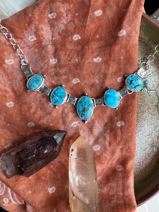 Kingman Turquoise "Muir" Necklace