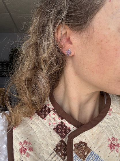Phosphosiderite Purple "waypoint" Studs no.1
