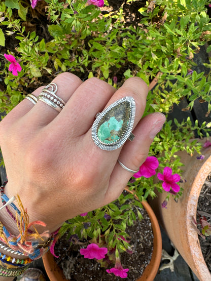 Tyrone Turquoise "Mojave" Ring - size 9 1/2