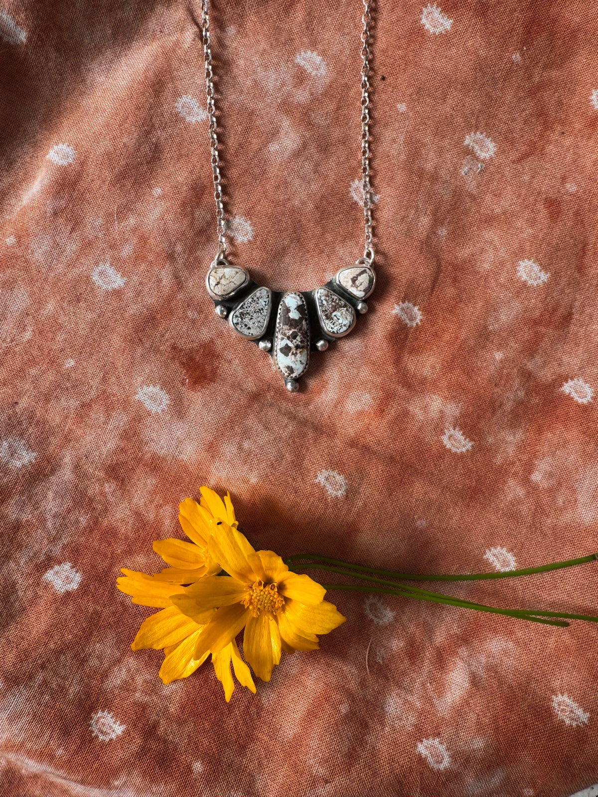 Dry Creek Turquoise Truckee Bib Necklace no. 2