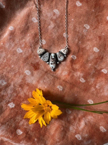 Dry Creek Turquoise Truckee Bib Necklace no. 2