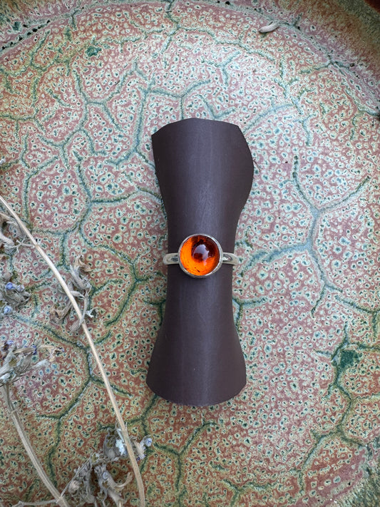 Amber Ring no. 2 - Size 7
