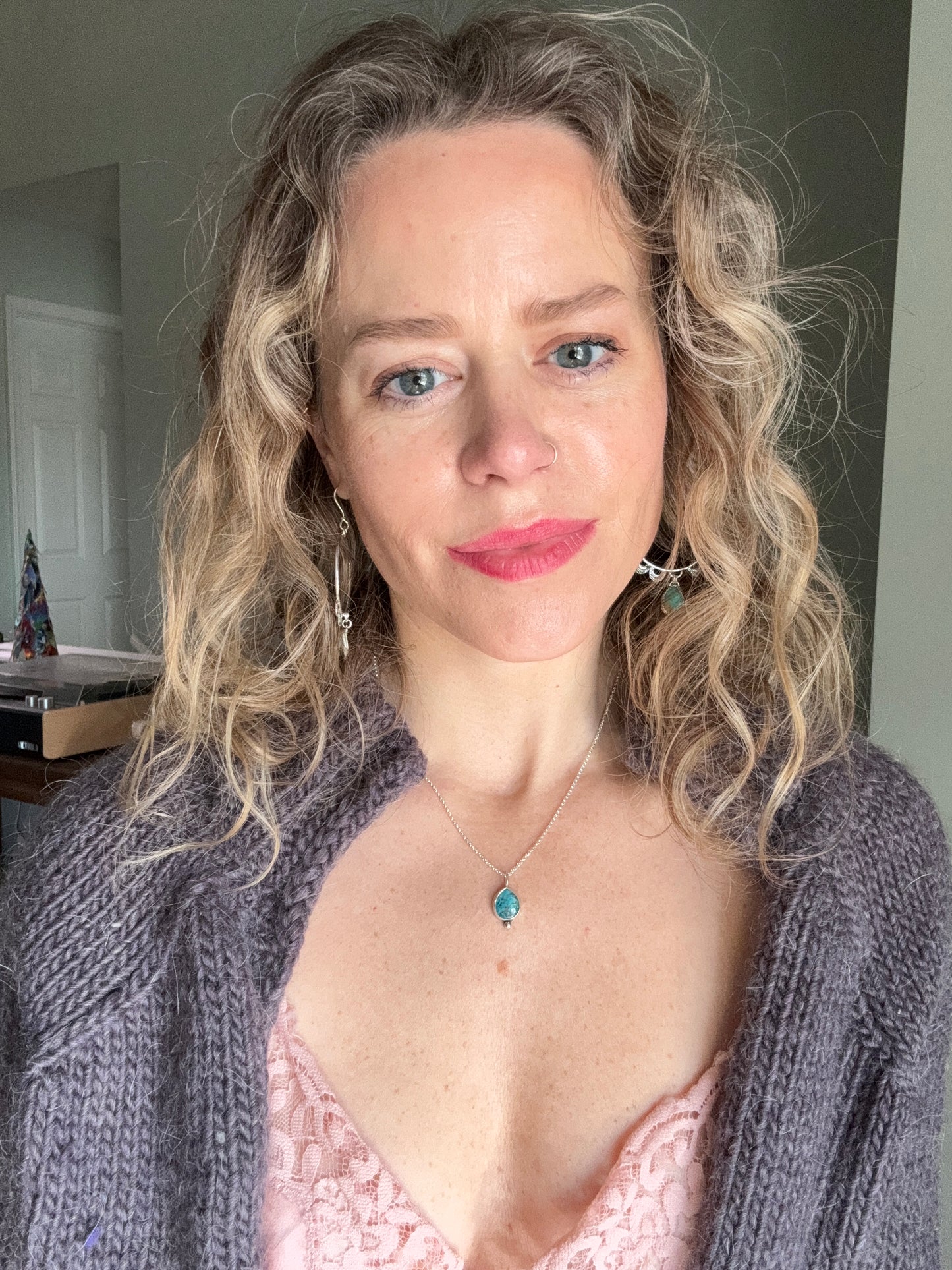 Turquoise Dainty Drop - no.6