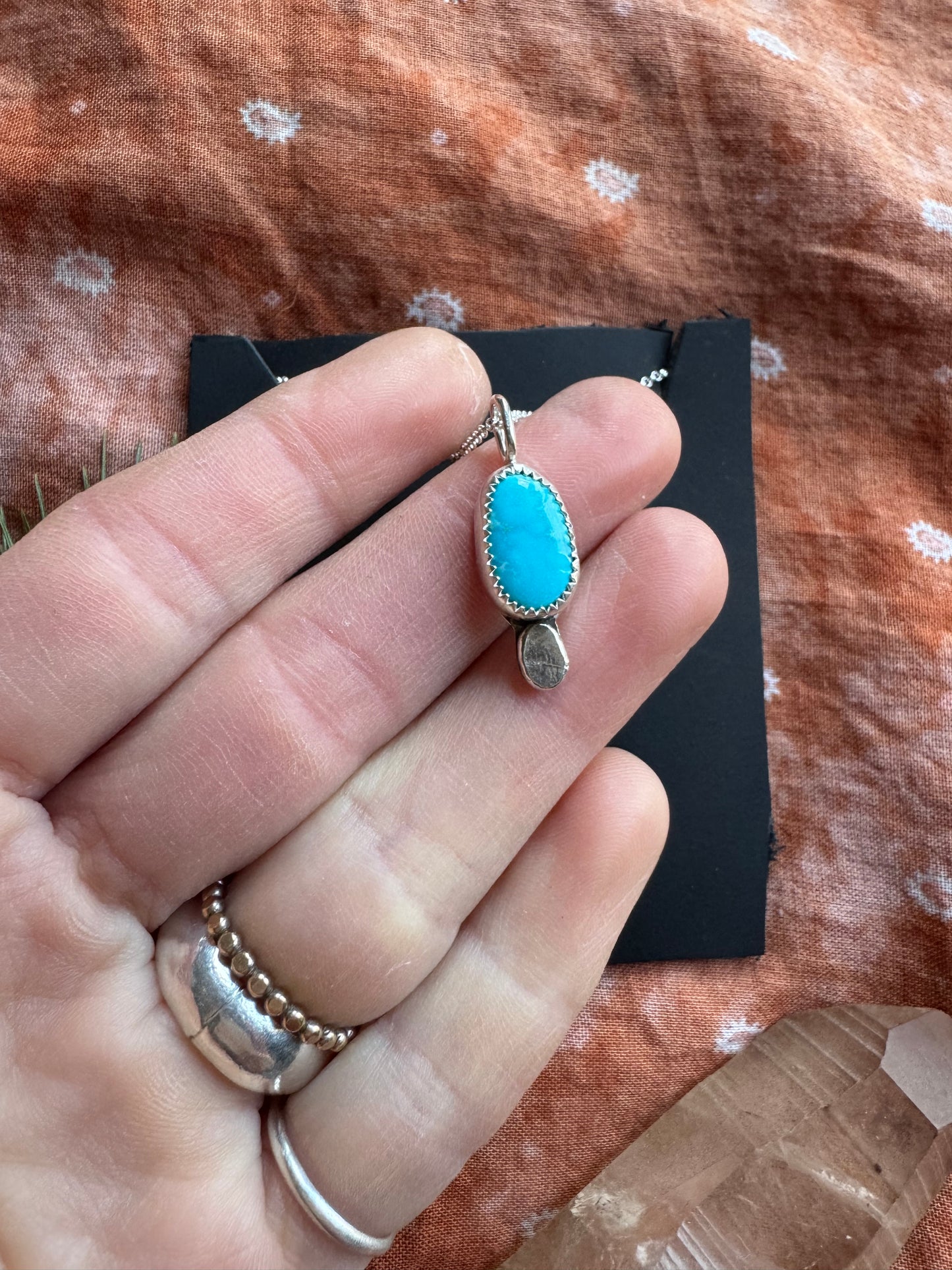 Turquoise Dainty Drop - no.1