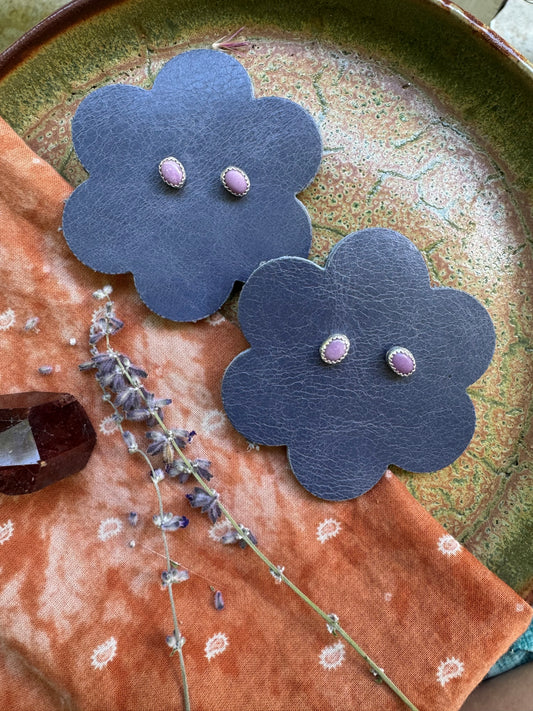 Phosphosiderite Purple Studs