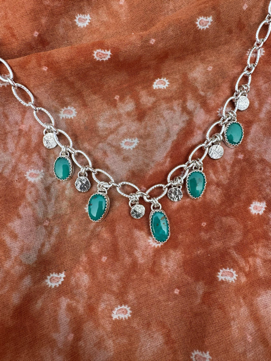 Sonoran Gem Turquoise "Minaret" Necklace