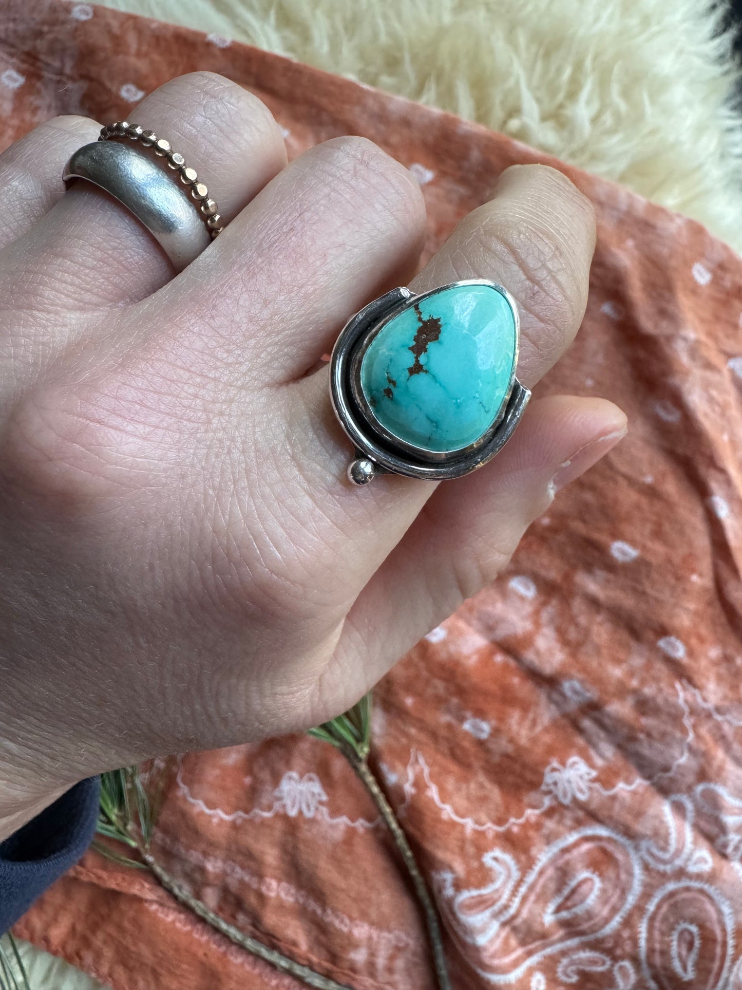 Sierra Bella Turquoise Ring - Size 10