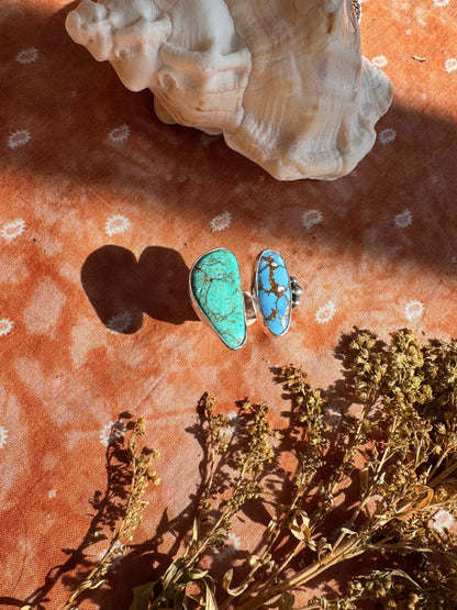 Golden Hills "Sisters" Turquoise Ring - Size 6 - 6 1/2