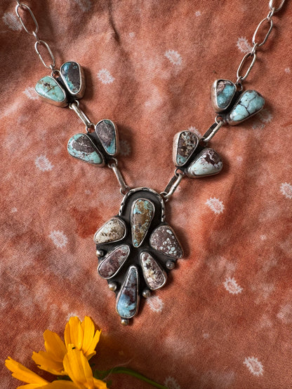 Dry Creek Turquoise Statement Necklace