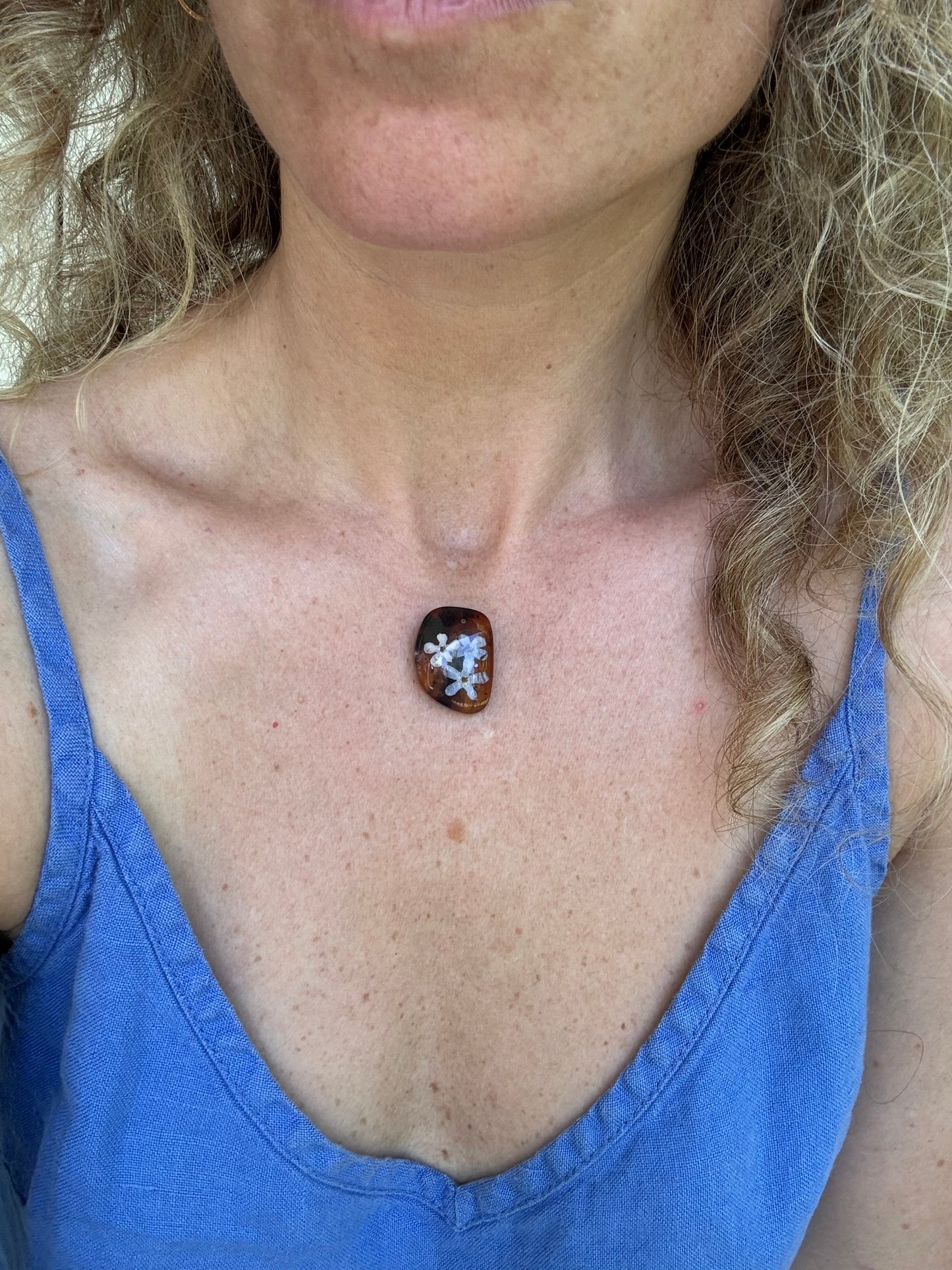 Deposit - made to order MT Agate + Botanicals no.5