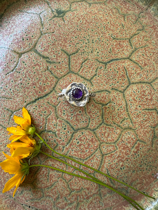 Amethyst "Fleetwood" Ring - Size 9