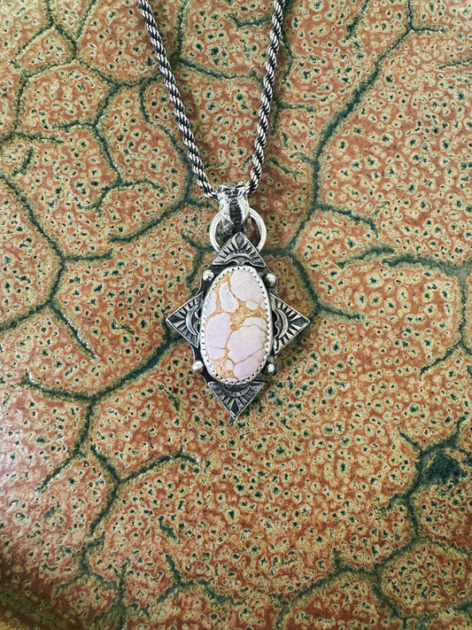 Phosphosiderite Statement Pendant