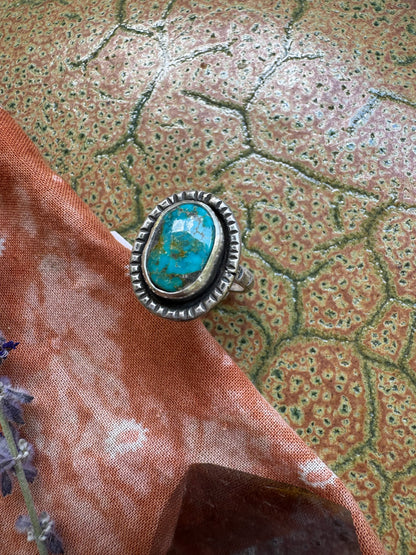 Sonoran Rose Turquoise Ring - Size 5