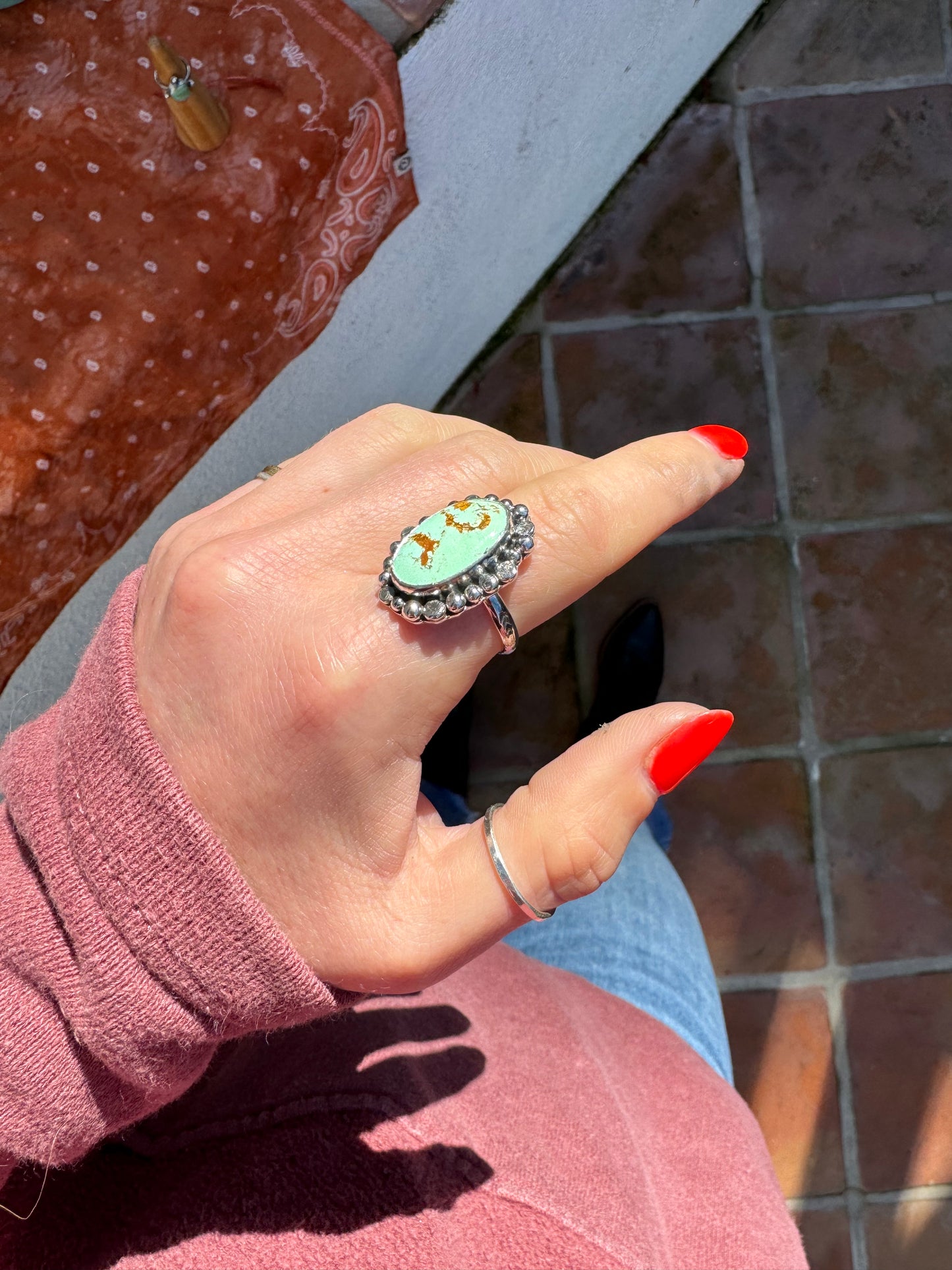 Turquoise "Lassen" Ring - Size 6 1/2