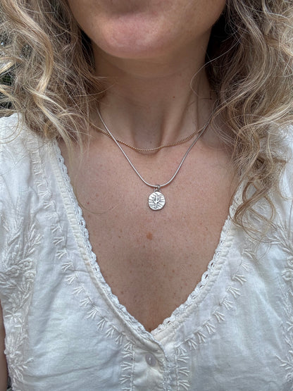 Saguaro Medallion Charm Pendant no.2