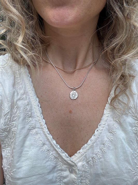 Saguaro Medallion Charm Pendant no.2