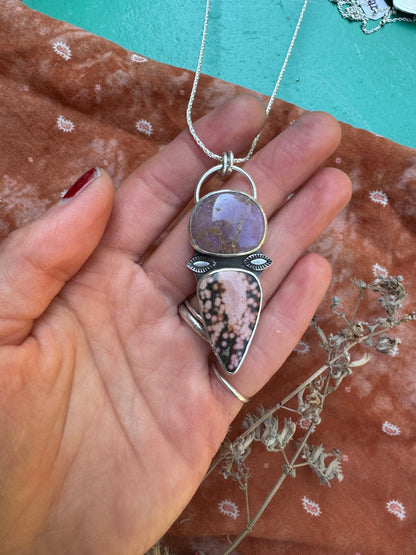 Pink & Purple Pendant