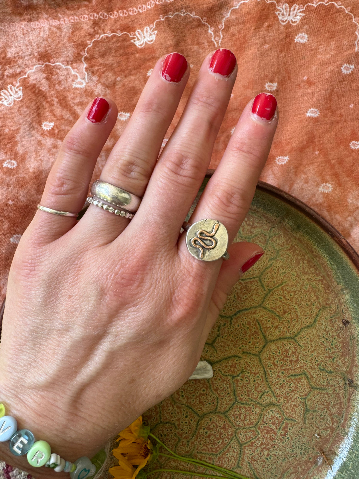 Desert Snake Ring - Size 9