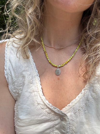 Saguaro Medallion on Palomino Turquoise