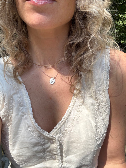 Saguaro Medallion Charm Pendant