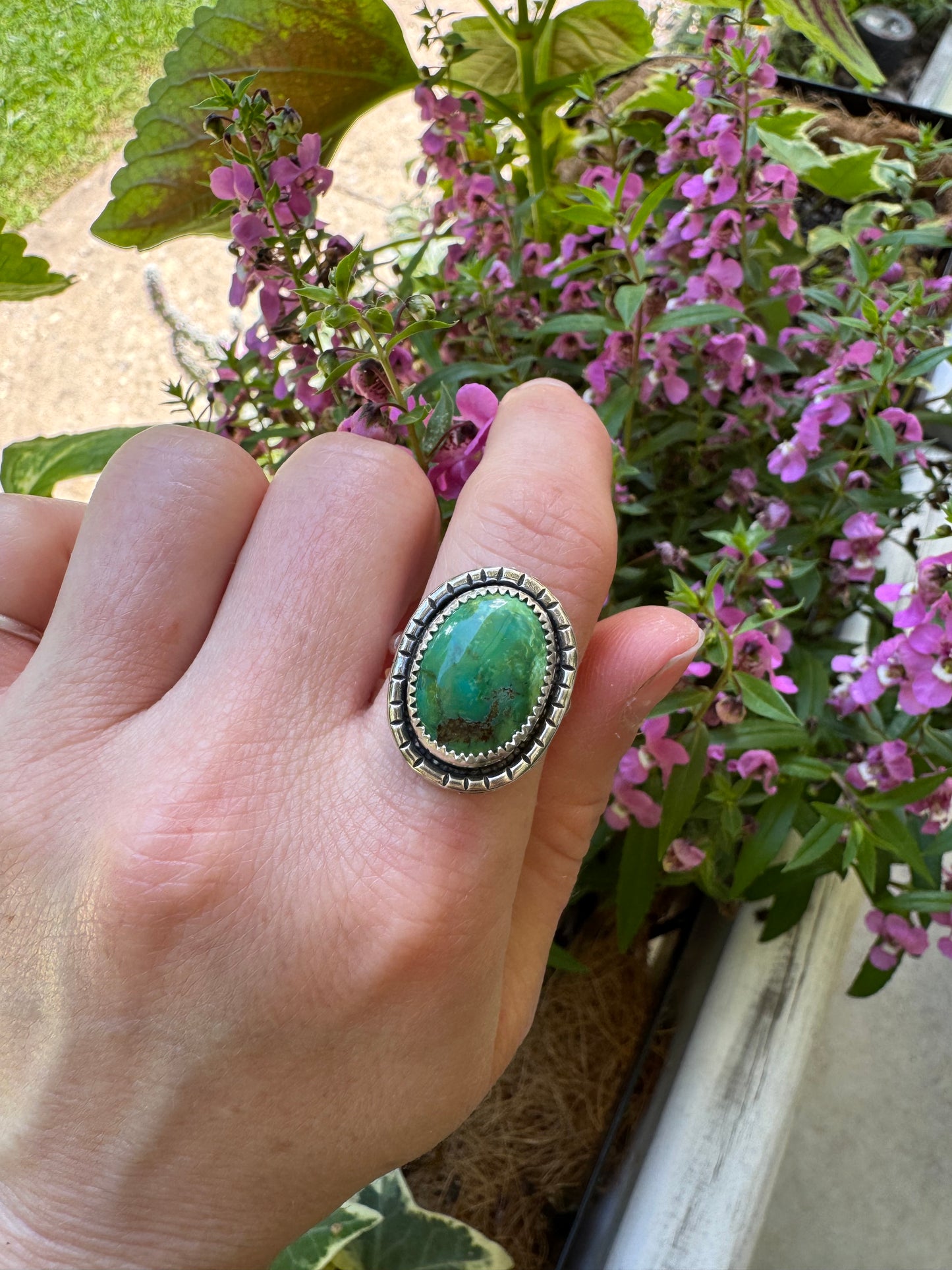 Sonoran Mountain Turquoise ring - size 7 1/4
