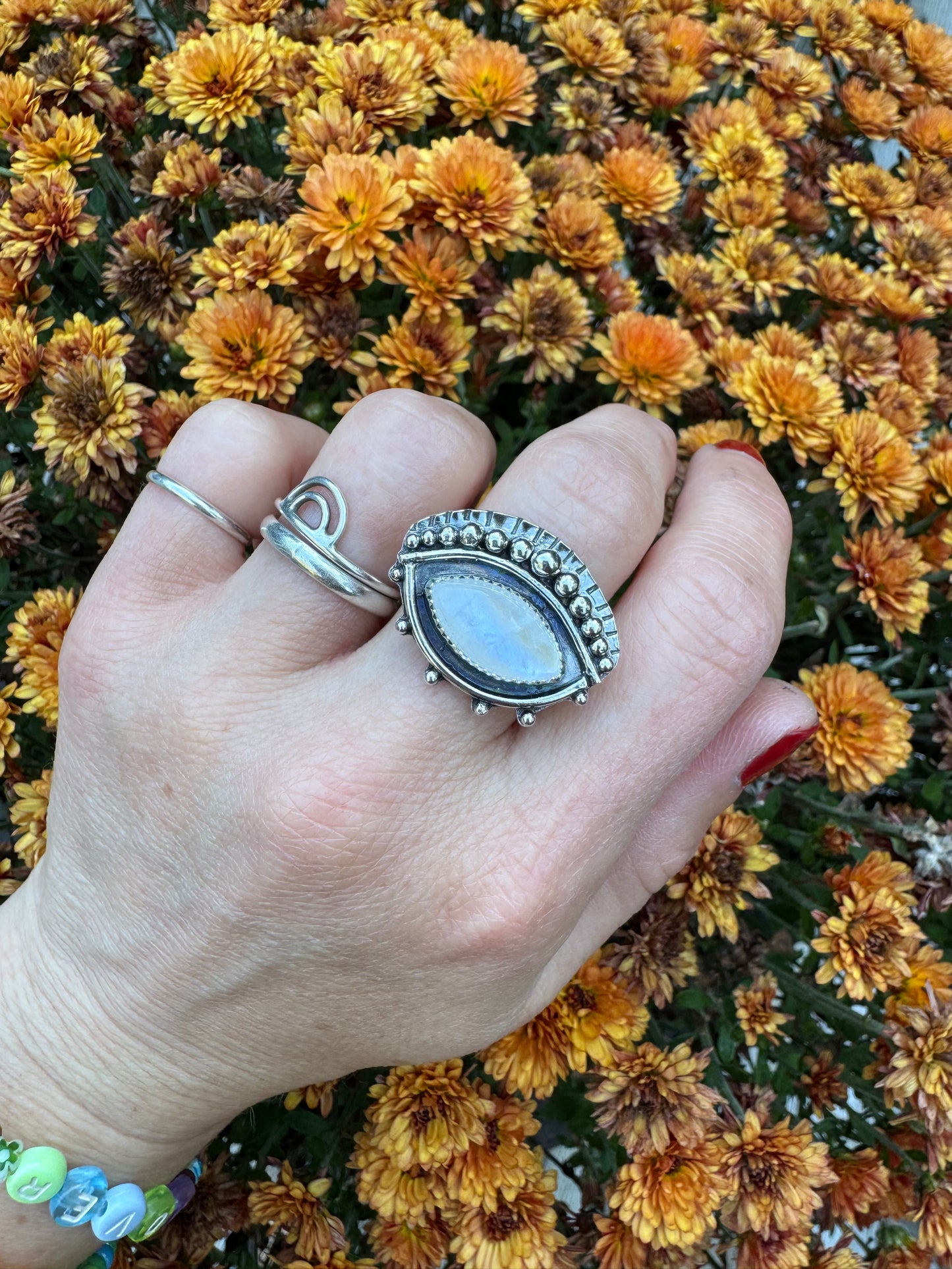 Moonstone "Seer" Ring - Size 8