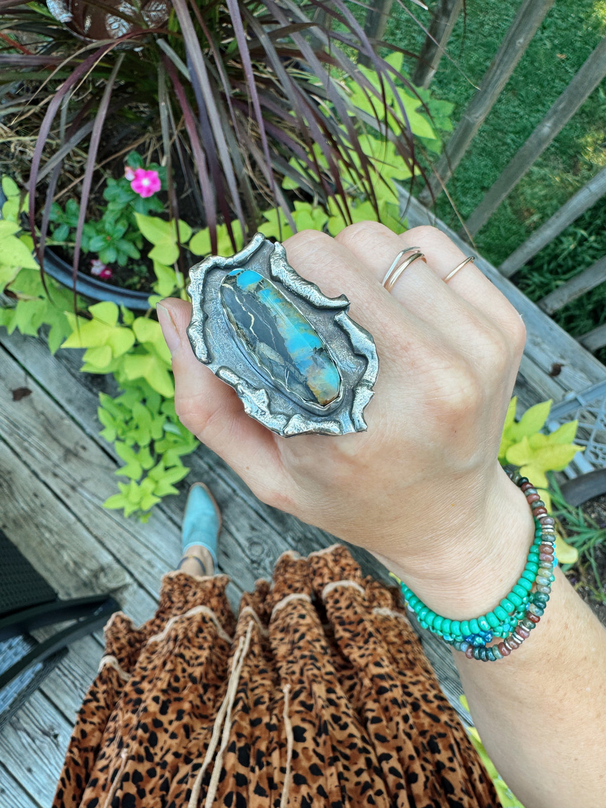 Aloe "Shasta" Ring - Size 7, 8 - adjustable