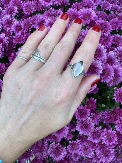 Smokey Quartz Waypoint Ring - Size 6 1/2