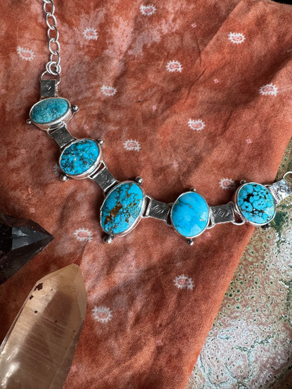 Kingman Turquoise "Muir" Necklace