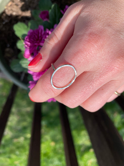 “Full Circle" Sterling Silver Ring