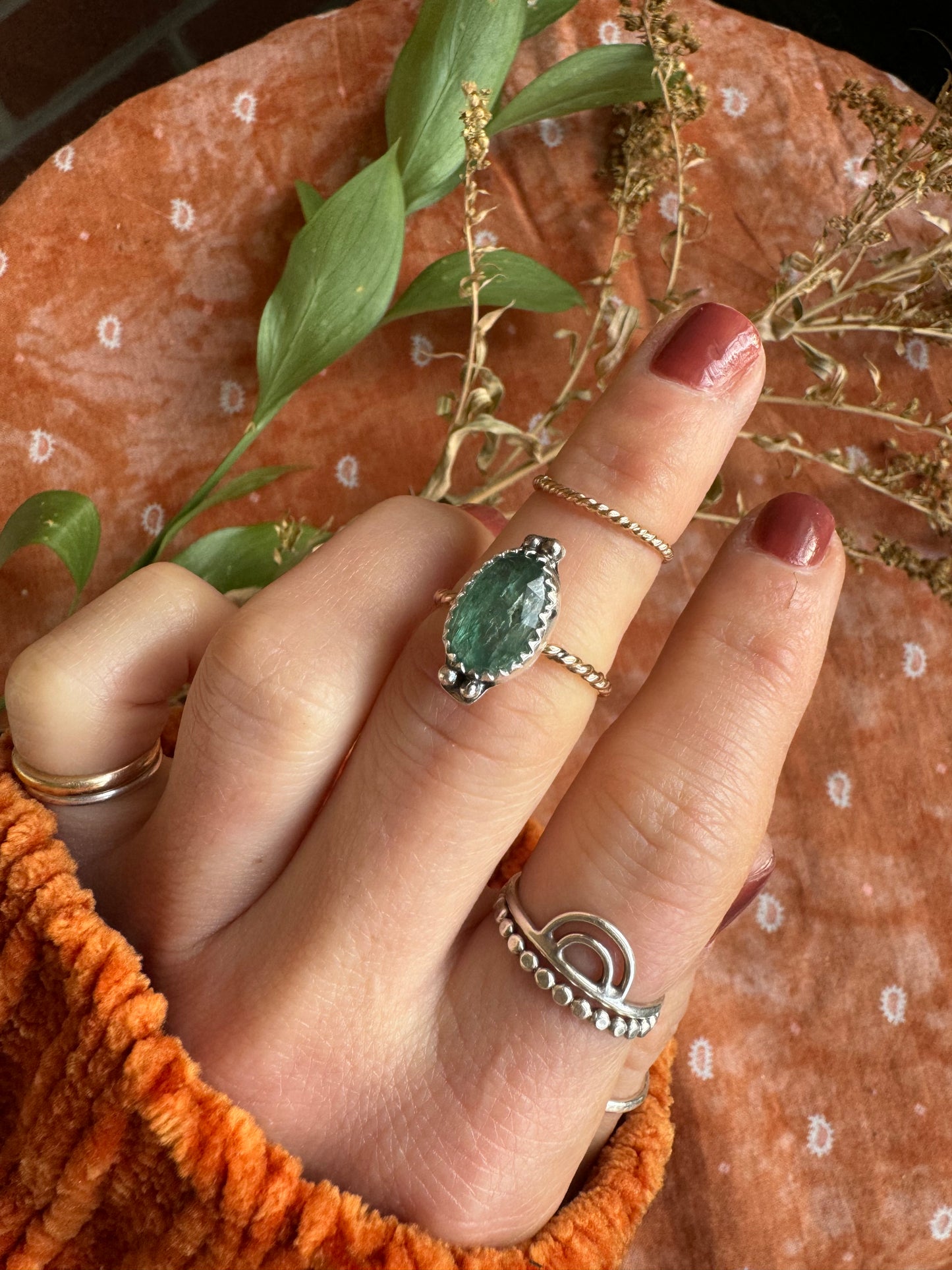 Mint Kyanite "Waypoint" Ring - Size 6