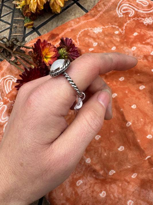 Moonstone ring - size 7