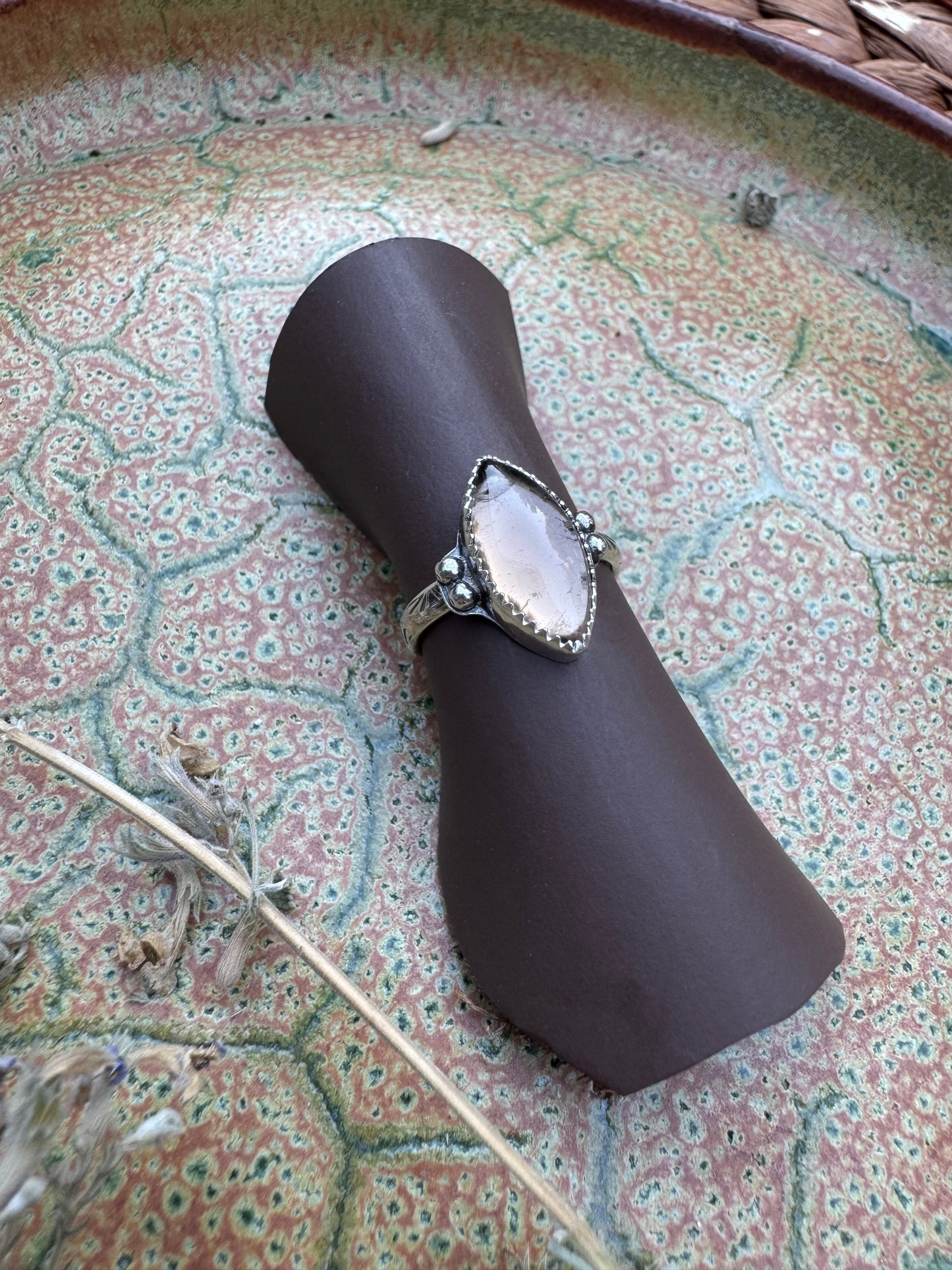 Smokey Quartz Waypoint Ring - Size 6 1/2