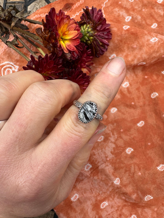 White Buffalo ring - size 5