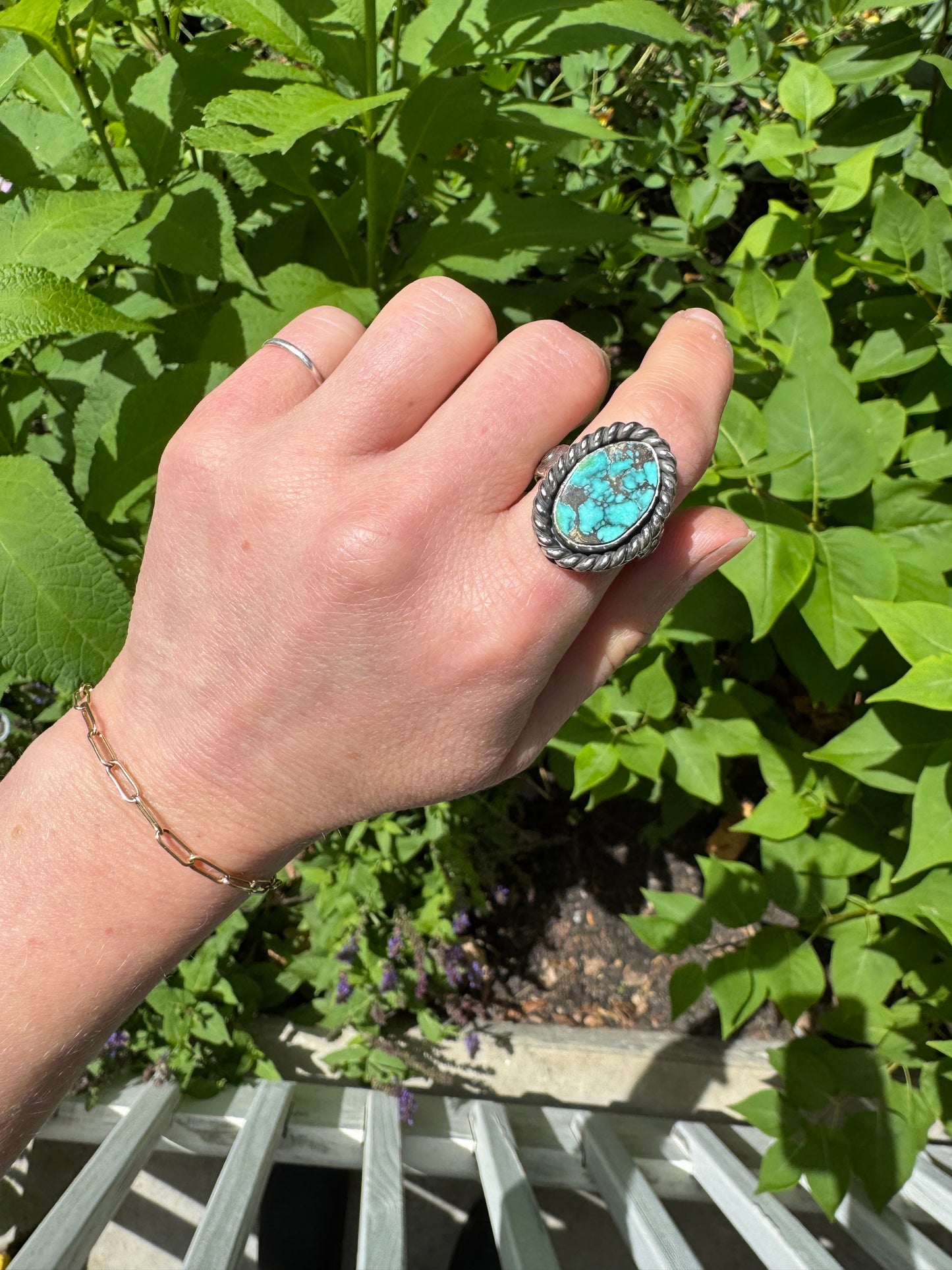 Hubei Turquoise Ring - size 8 1/2