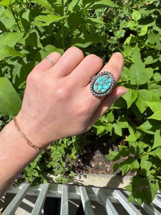 Hubei Turquoise Ring - size 8 1/2