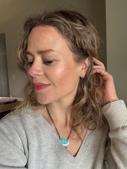 Full Circle Studs - Sterling Silver