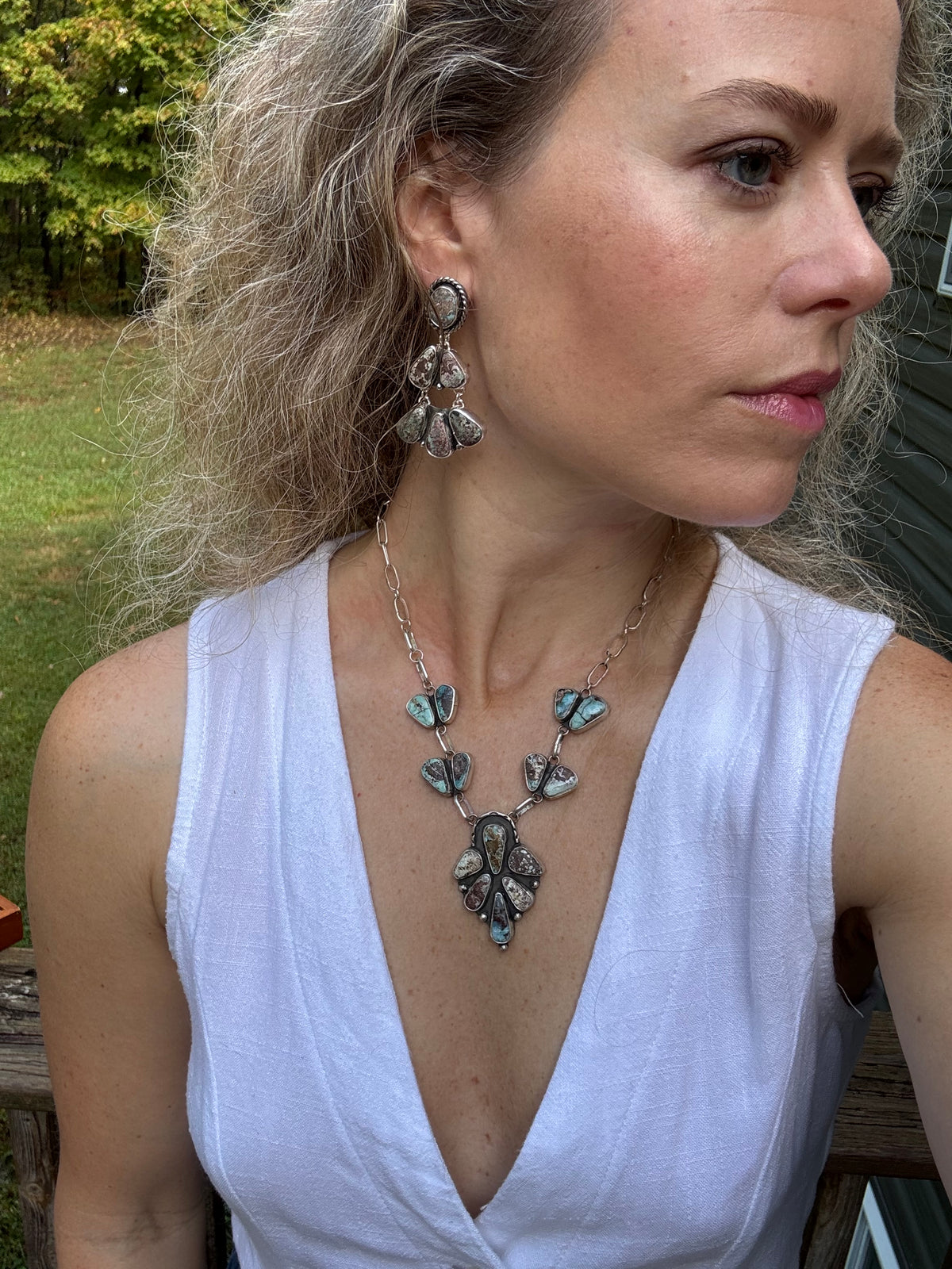 Dry Creek Turquoise Statement Necklace