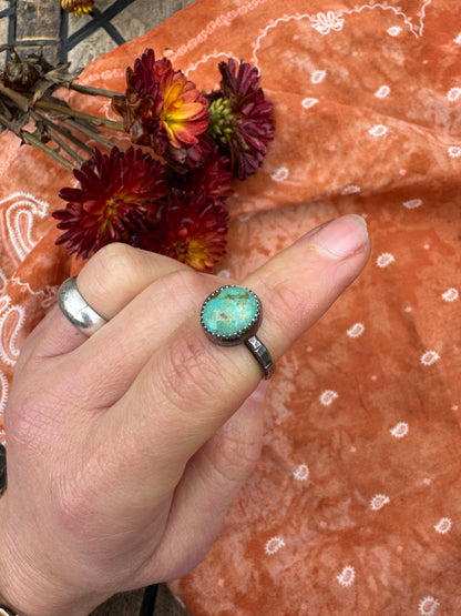 Cripple Creek Turquoise Ring - Size 5