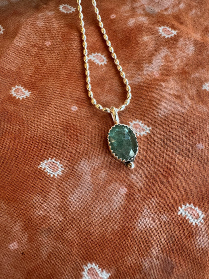 Mint Kyanite dainty drop no.4