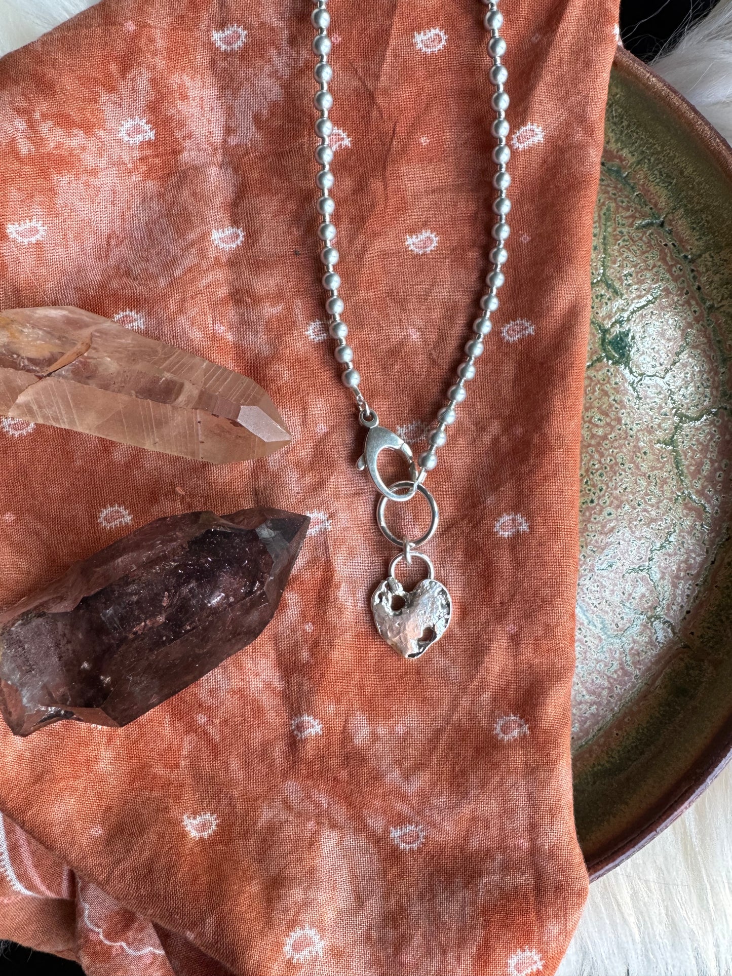 Scrappy Heart Pendant