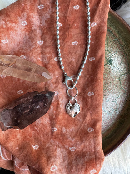 Scrappy Heart Pendant