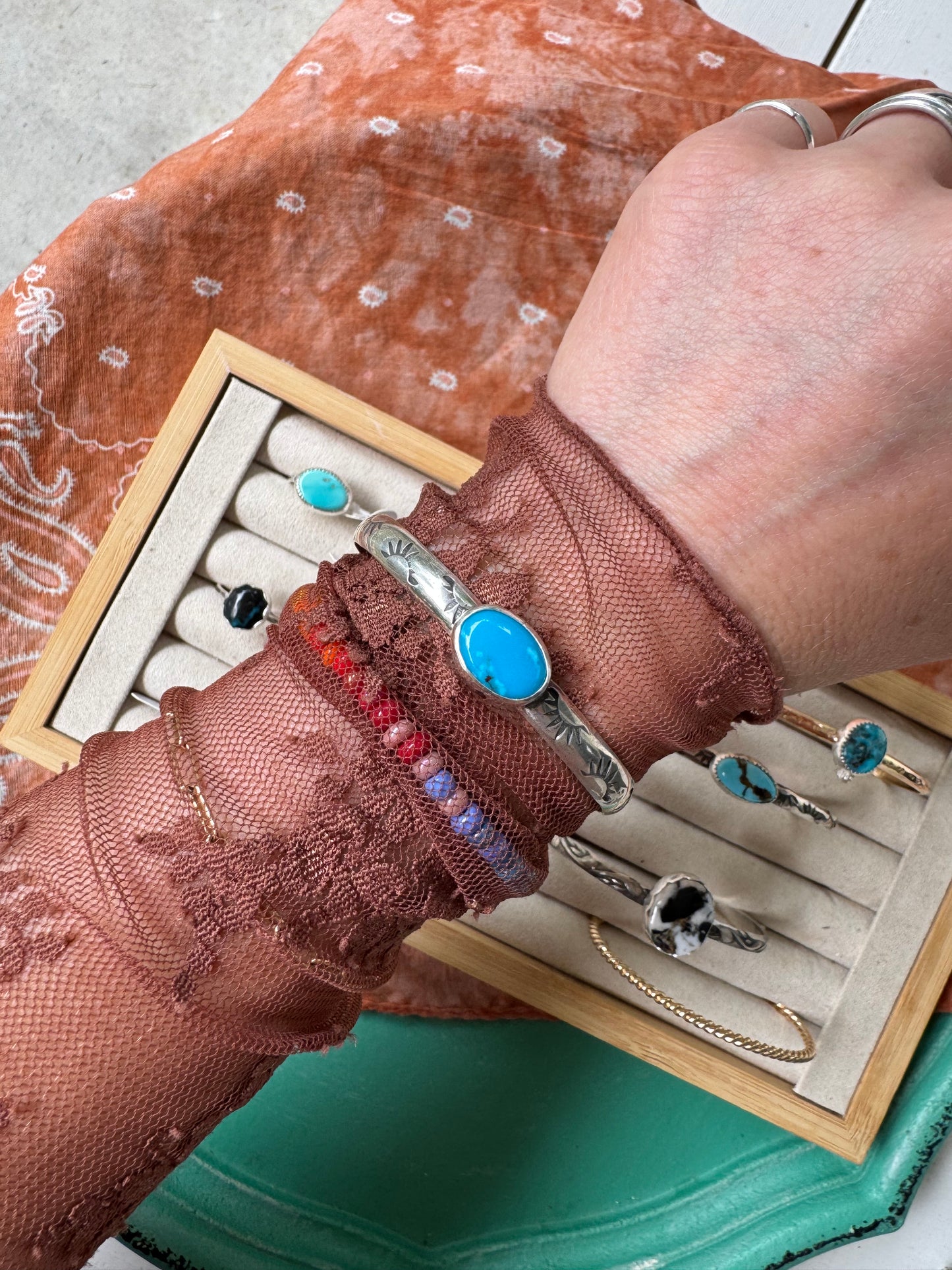 Sonoran Gem Turquoise Cuff - Size M