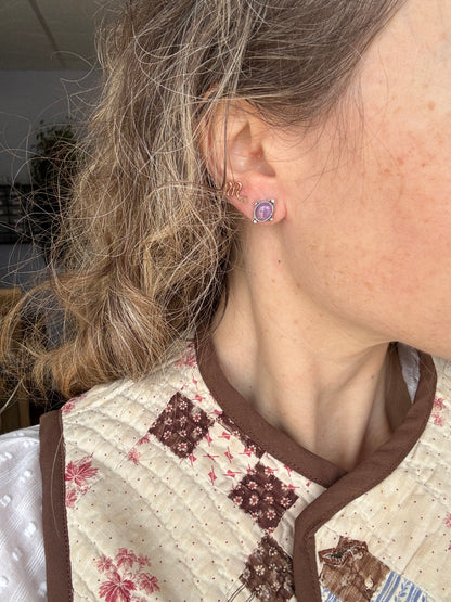 Phosphosiderite Purple "waypoint" Studs no.1
