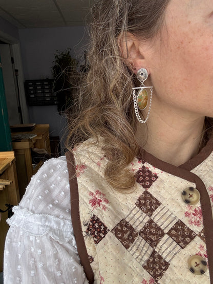 Evans "Jefferson" Statement earrings