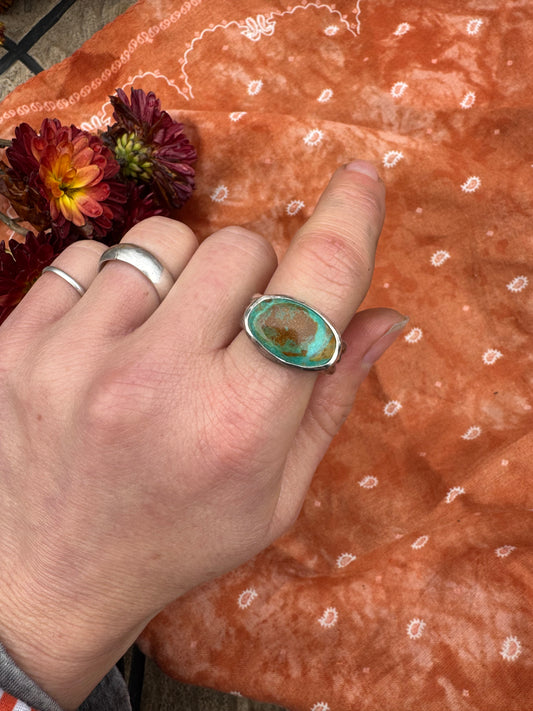 Royston Turquoise Horizon Ring - Size 9