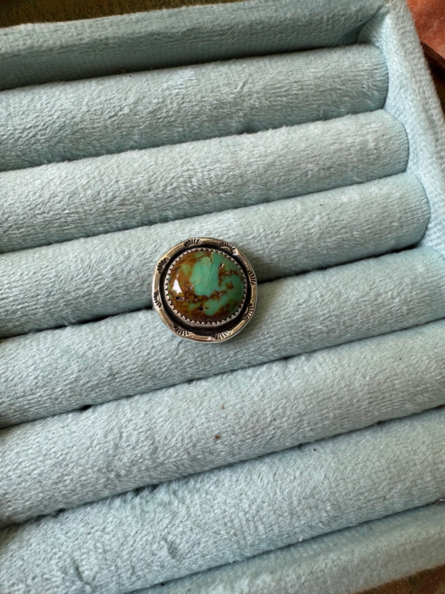 Royston Turquoise "Compass" Ring - Size 6