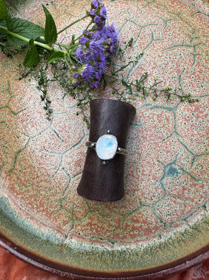 Moonstone "Waypoint" Ring - Size 9 3/4
